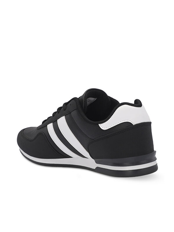 OMEGA IN Büyük Beden Erkek Siyah / Beyaz Günlük Spor Ayakkabısı - Görsel 4