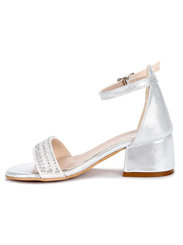 Elinor Vakko Günlük Kız Çocuk 3 Cm Topuklu Sandalet Abiye Ayakkabı - Görsel 6