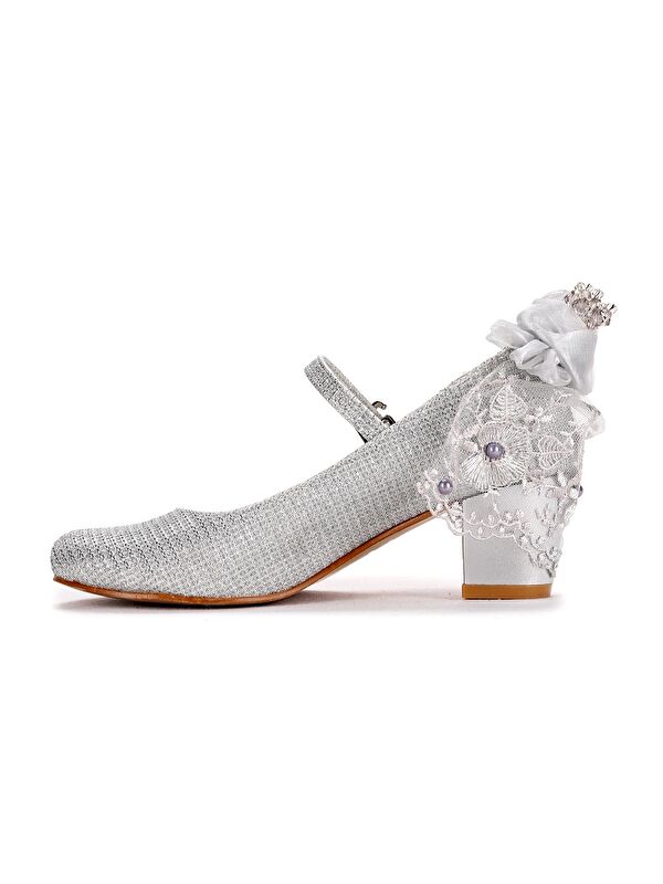 Cara Çupra Günlük Kız Çocuk 4 Cm Topuklu Abiye Ayakkabı - Görsel 6