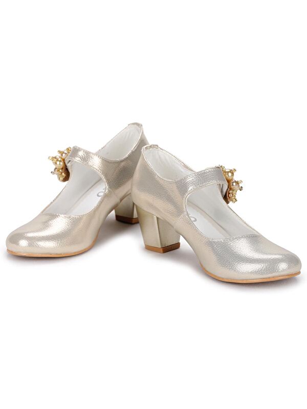 Angelina Vakko Günlük Kız Çocuk 4 Cm Topuklu Abiye Ayakkabı - Görsel 3