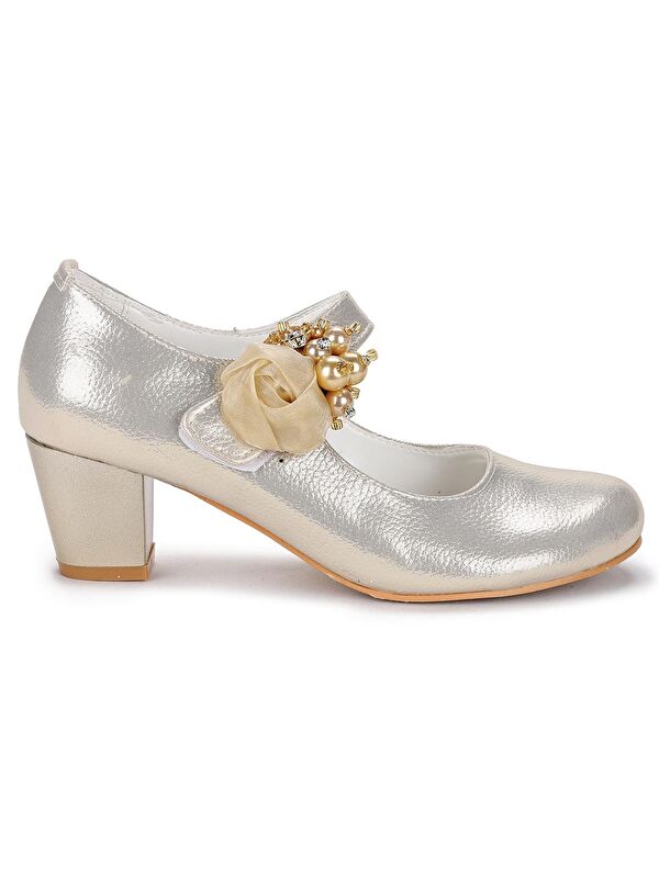 Angelina Vakko Günlük Kız Çocuk 4 Cm Topuklu Abiye Ayakkabı - Görsel 5