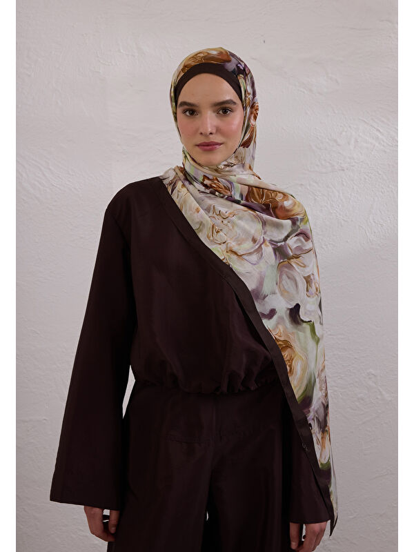 Fresh Scarfs Nerıssa Desen Rami Şal Erik Çürüğü