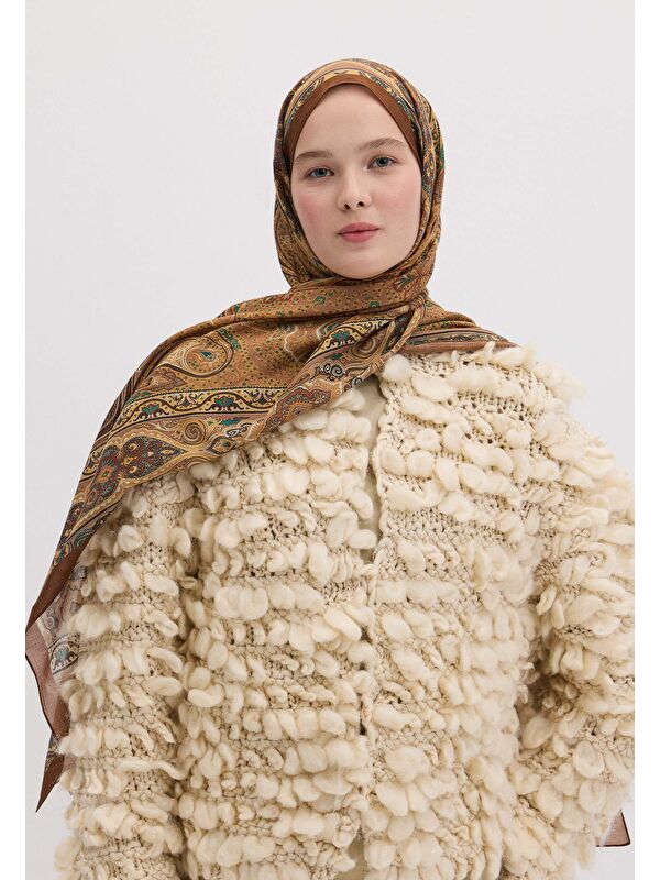 Fresh Scarfs Vera Desen Şal Bakır