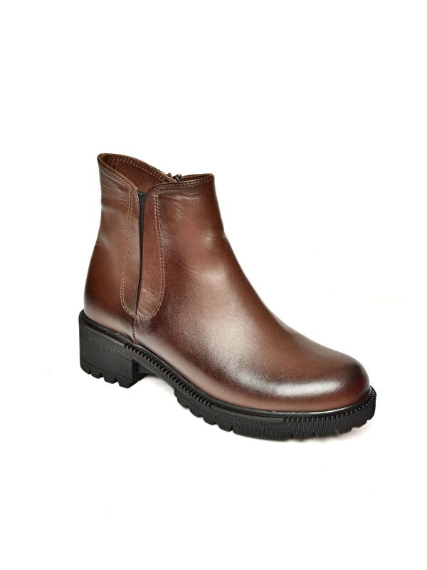 J654011903 Kahverengi Kadın Bot - Görsel 3