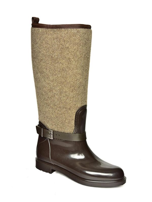 T858725204 Kahverengi Kadın Çizme - Görsel 3