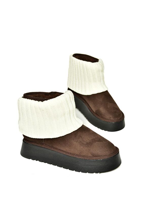 T918548102 Kahverengi Kadın Bot - Görsel 5