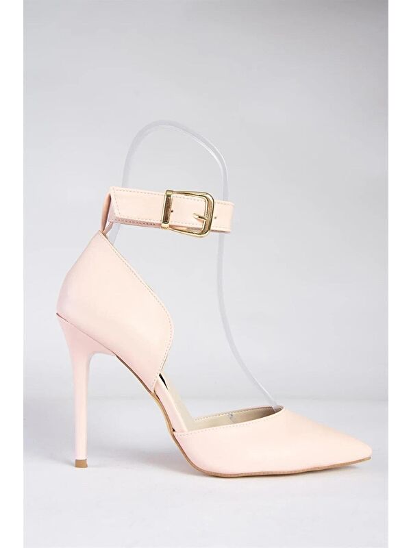Pudra Kadın Topuklu Ayakkabı K654073309 - Görsel 2