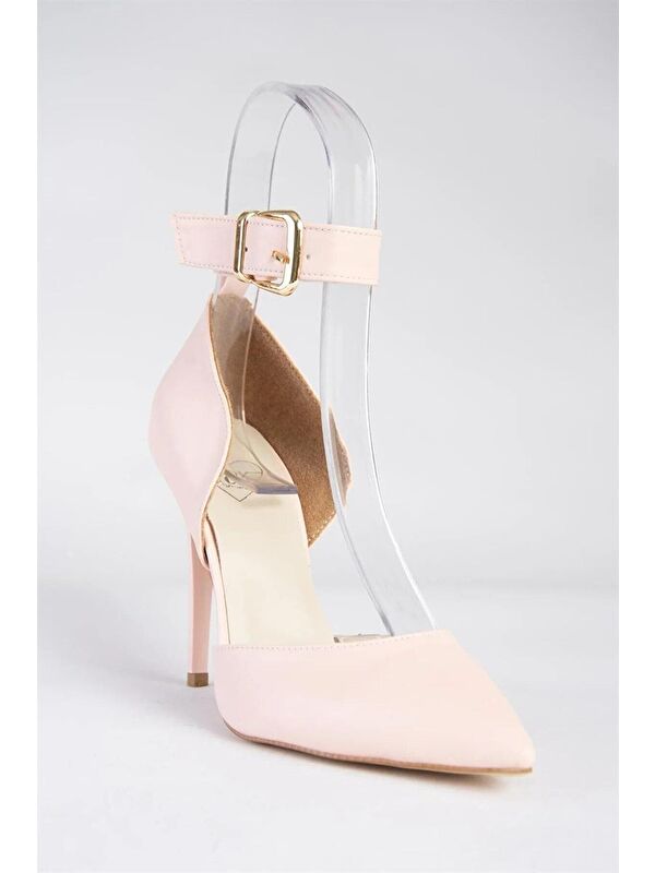 Pudra Kadın Topuklu Ayakkabı K654073309 - Görsel 3