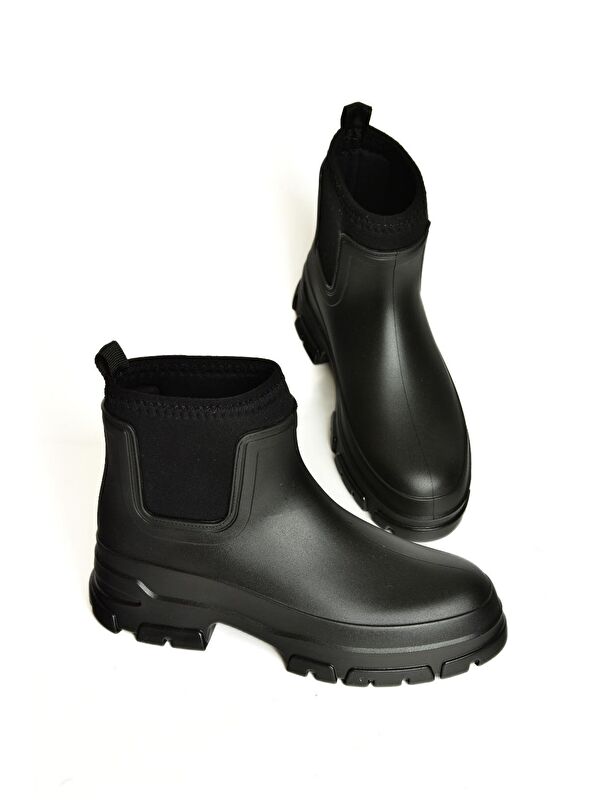 T858685409 Siyah Kadın Bot - Görsel 4