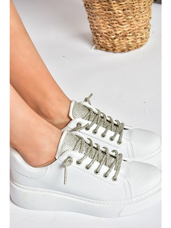 Fox Shoes P602001709 Beyaz Kadın Sneakers