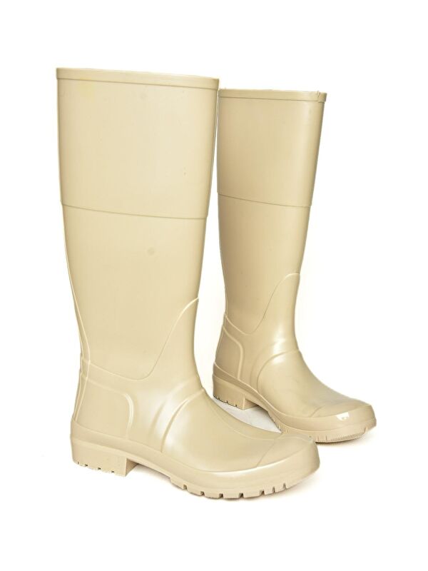 T858704009 Bej Kadın Çizme - Görsel 4