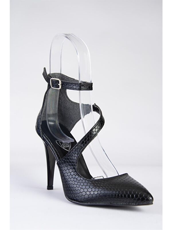 Siyah Kadın Topuklu Ayakkabı K654016607 - Görsel 5