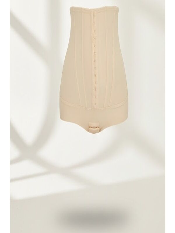 C&City C12824 Balenli Yüksek Bel Slip Korse Ten