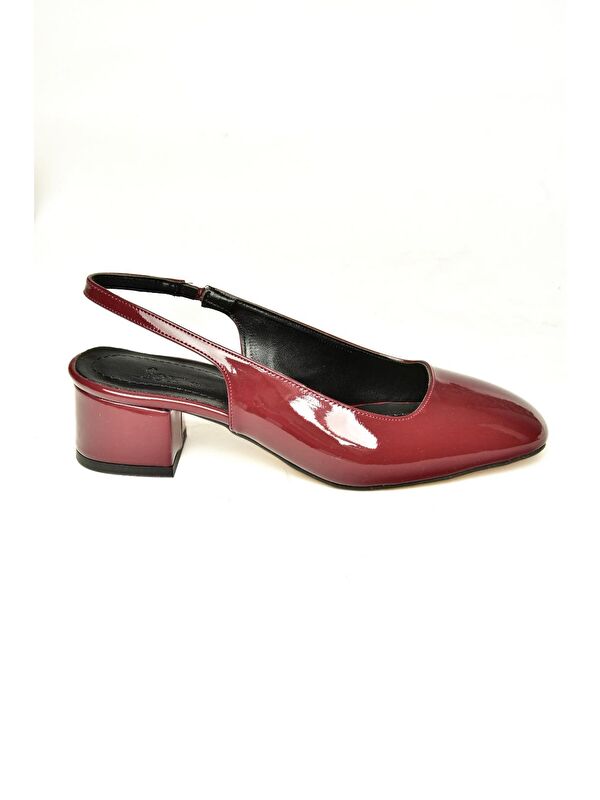 U4046035 Bordo Kadın Topuklu Ayakkabı - Görsel 2