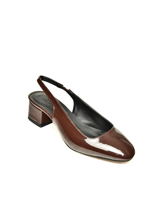 U4046035 Kahverengi Kadın Topuklu Ayakkabı - Görsel 3