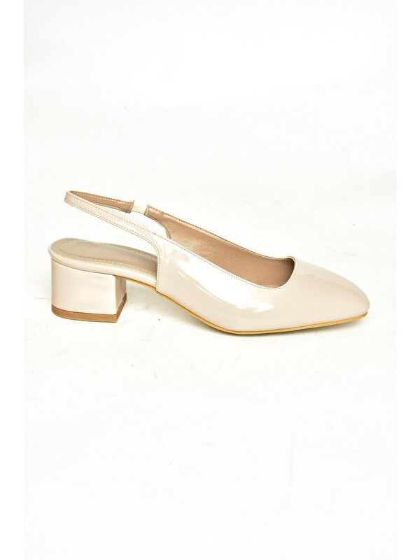 U4046035 Bej Kadın Topuklu Ayakkabı - Görsel 3