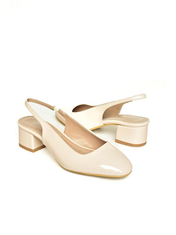 U4046035 Bej Kadın Topuklu Ayakkabı - Görsel 4