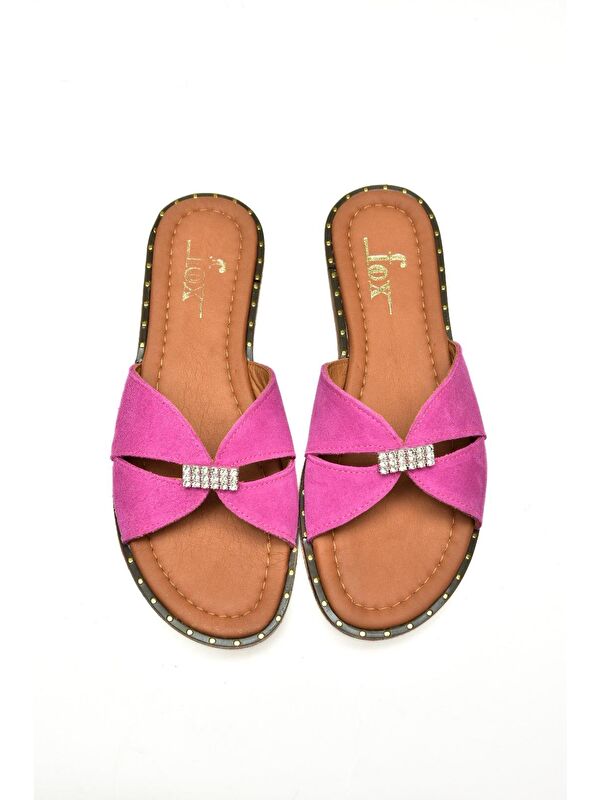 U2912900 Fuşya Kadın Terlik - Görsel 5