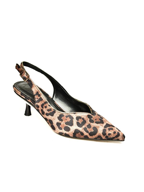 U8205033 Taba Kadın Topuklu Ayakkabı - Görsel 3