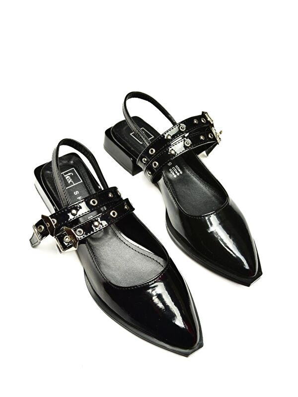 U5188006 Siyah Kadın Ayakkabı - Görsel 4