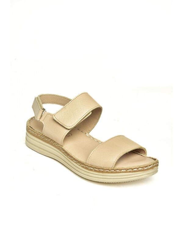 U5552406 Bej Kadın Sandalet - Görsel 3