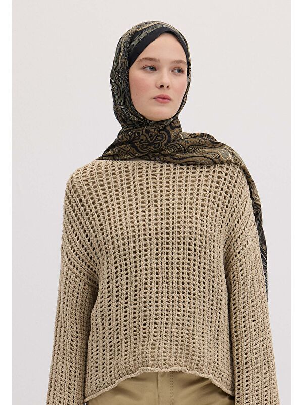 Fresh Scarfs Vera Desen Şal Siyah