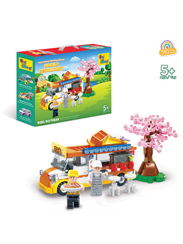 Ogi Mogi Toys Eğitici Bloklar Mobil Restoran 310 Parça Yapı Seti