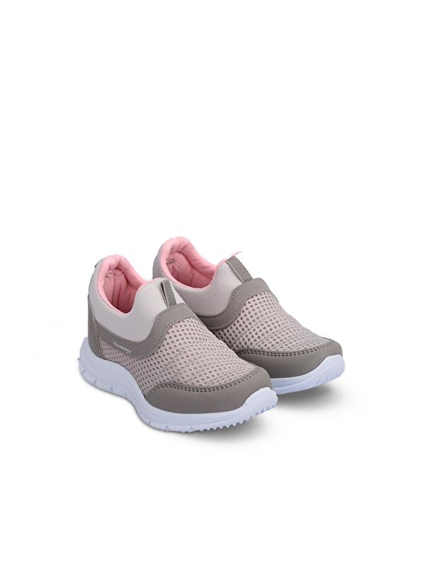 EVA Kız Çocuk Gri / Pembe Günlük Spor Ayakkabısı - Görsel 3