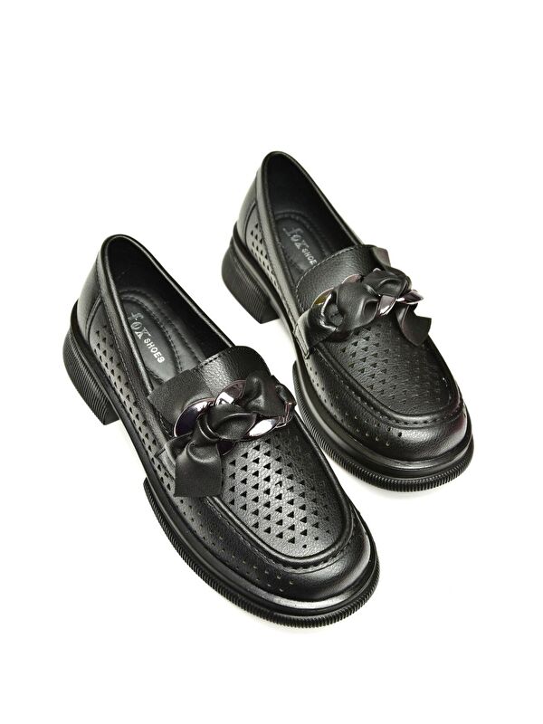 U7041375 Siyah Kadın Ayakkabı - Görsel 4