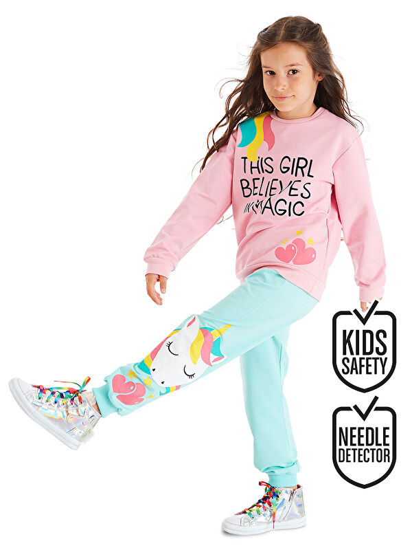 Denokids Girl Magic  Kız Çocuk Eşofman Takım