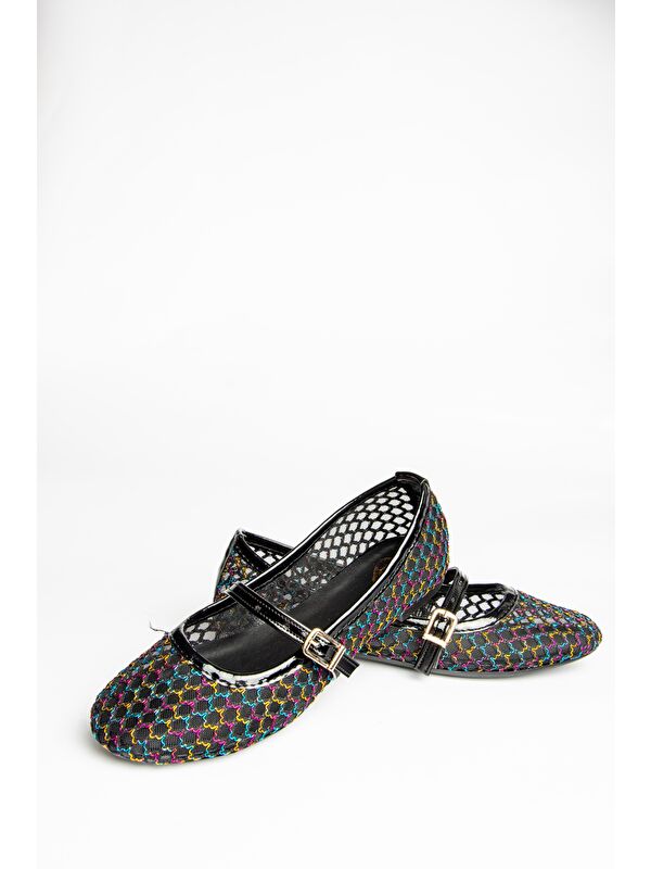 Fox Shoes Siyah Fox Shoes Babet U7269540 Kadın