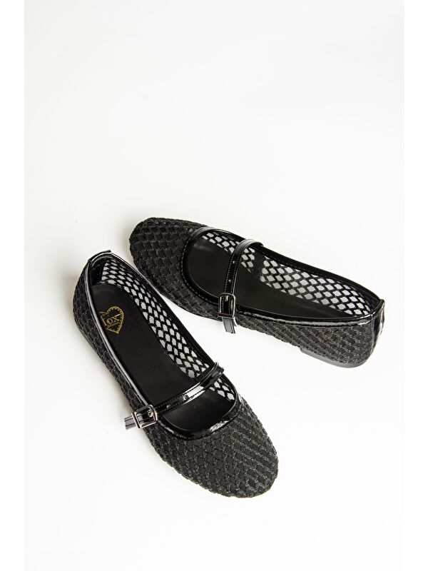 Fox Shoes Siyah Fox Shoes Babet U7269540 Kadın