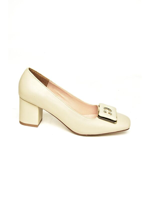 U8200686 Ten Kadın Topuklu Ayakkabı - Görsel 2