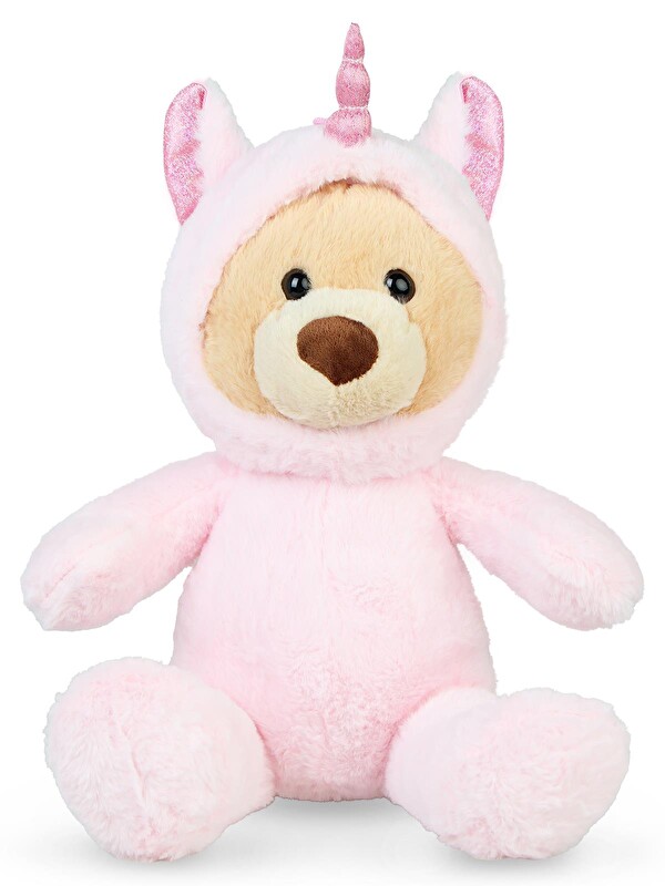 Halley Oyuncak Boynuzlu Ayı 40 Cm - Pembe