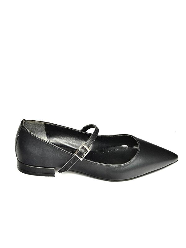 Fox Shoes U7255122 Siyah Kadın Babet