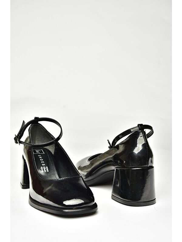 U5181221 Siyah Kadın Topuklu Ayakkabı - Görsel 4