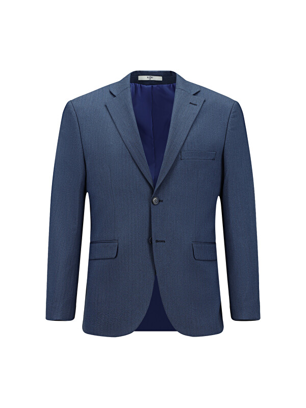 Kiğılı 4 Drop Relaxed Fit Rahat Kesim Elastanlı Desenli Takım Elbise