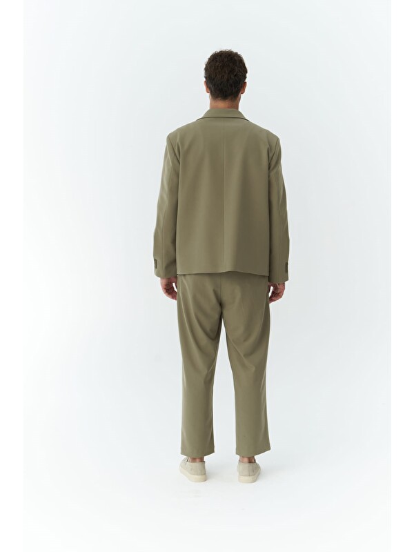 Mai Collection Gabriel Haki Erkek Ceket Pantolon Takım