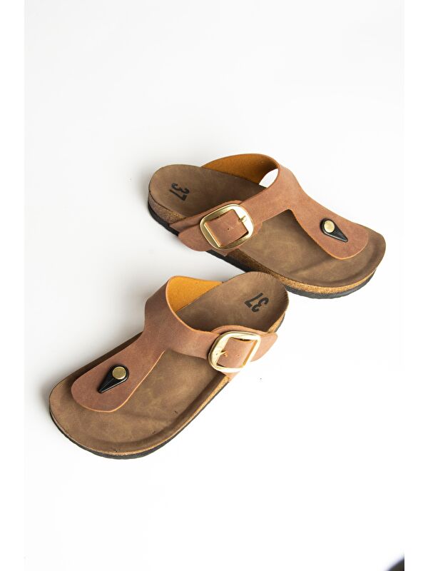 U7779170 Taba Kadın Terlik - Görsel 3