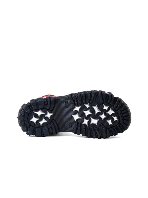 Şr60 Lacivert Beyaz Kırmızı Erkek Çocuk Comfort Sandalet - Görsel 6