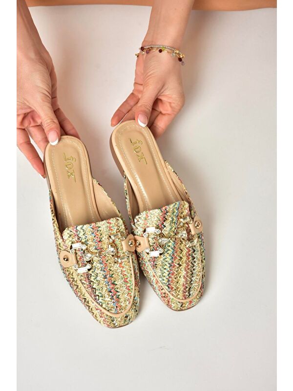 U2500091 Renkli Kadın Terlik - Görsel 5