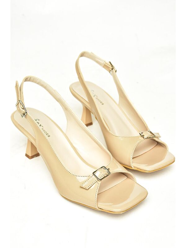 S2820821 Ten Kadın Topuklu Ayakkabı - Görsel 4