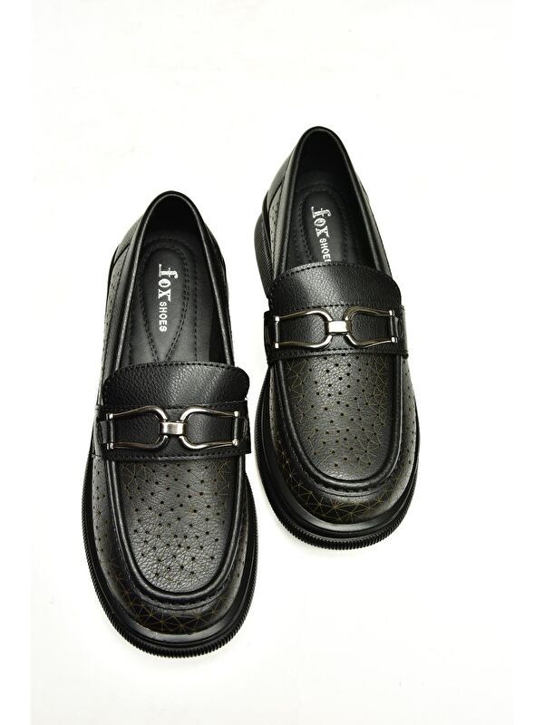 U7041265 Siyah Kadın Ayakkabı - Görsel 4