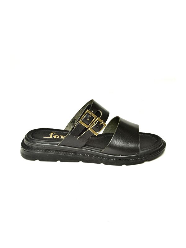 U2910995 Siyah Kadın Terlik - Görsel 2