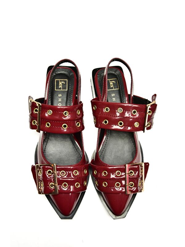 U5186001 Bordo Kadın Ayakkabı - Görsel 5