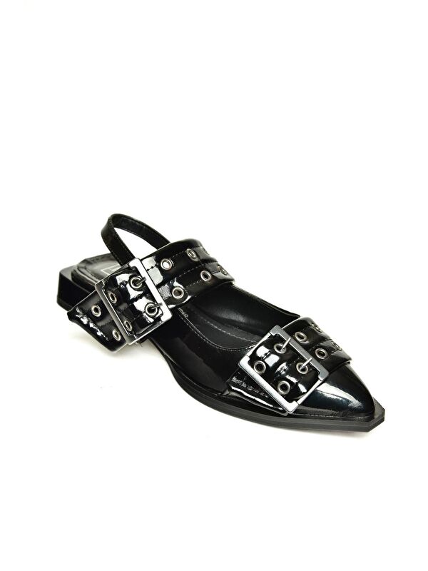 U5186001 Siyah Kadın Ayakkabı - Görsel 3