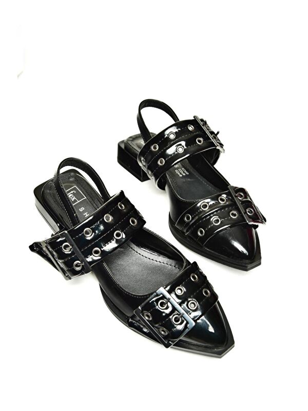 U5186001 Siyah Kadın Ayakkabı - Görsel 4