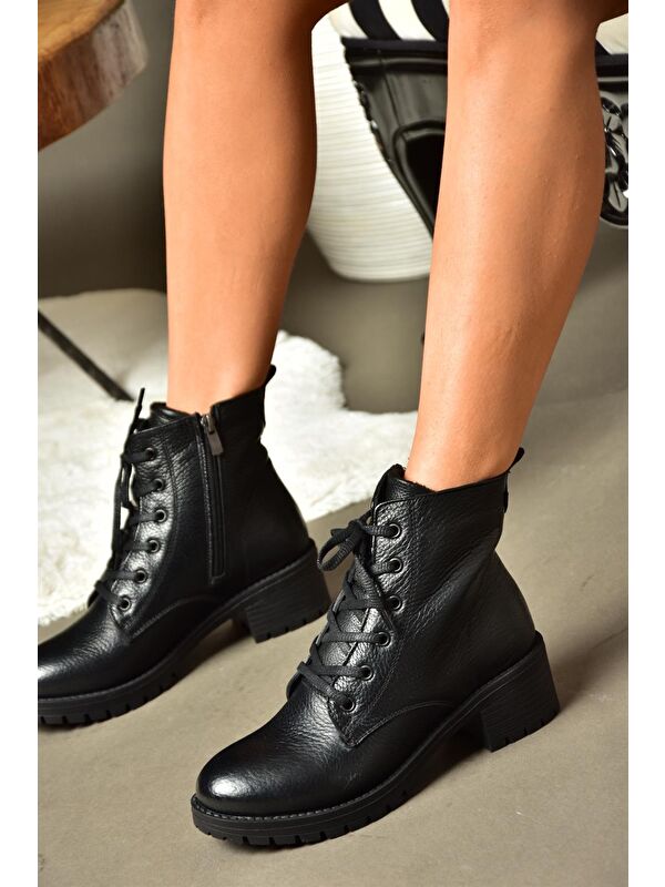 R5550541 Siyah Kadın Bot - Görsel 3