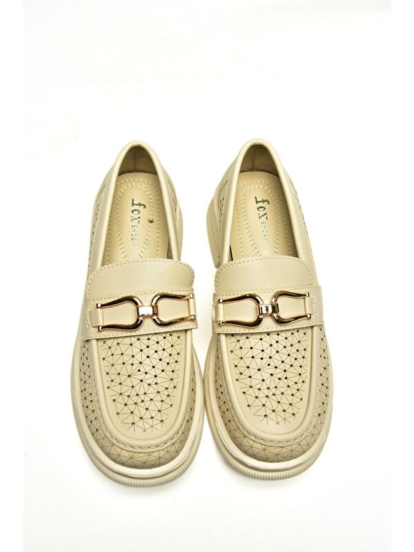 U7041265 Bej Kadın Ayakkabı - Görsel 4