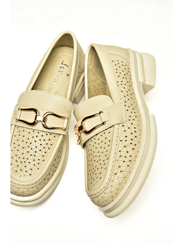 U7041265 Bej Kadın Ayakkabı - Görsel 5